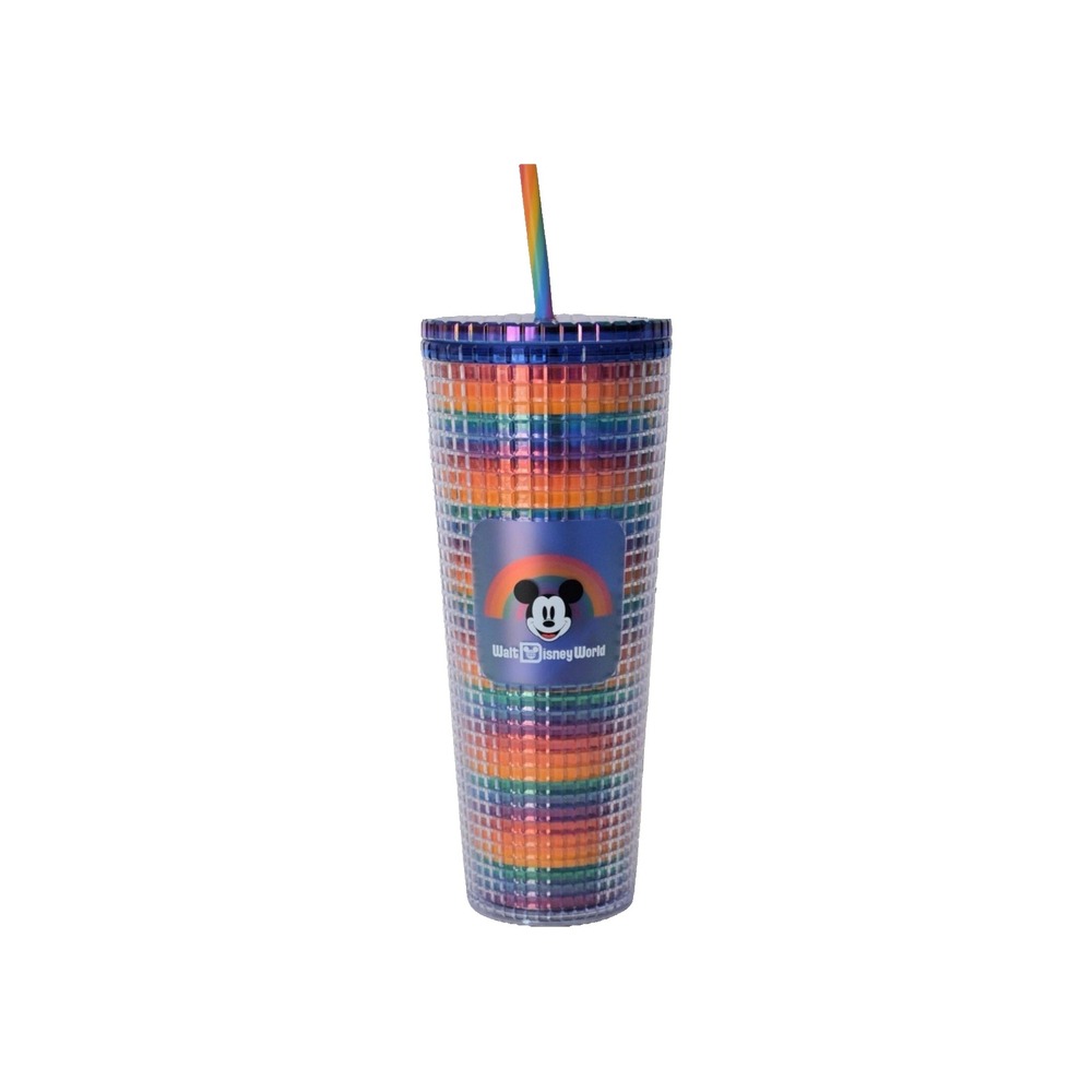 Disney-Walt Disney World Starbucks Mickey Mouse Pride Rainbow Tumbler (New)